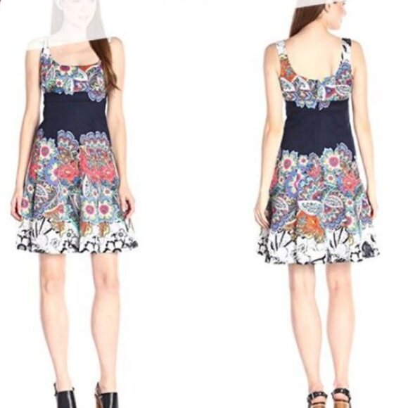 NWT Nine West (size 4)  Fit Flare Party Cocktail Lined Dress - Picture 1 of 11